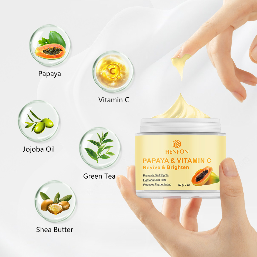 Private label Whitening Creams Moisturizing Vitamin C Papaya Face White Cream