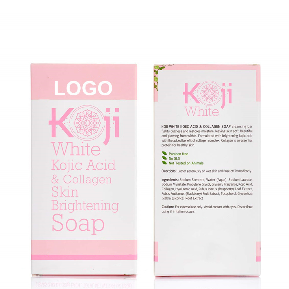 Wholesale OEM Glutathione Kojic Acid & Collagen Skin Whitening Soap