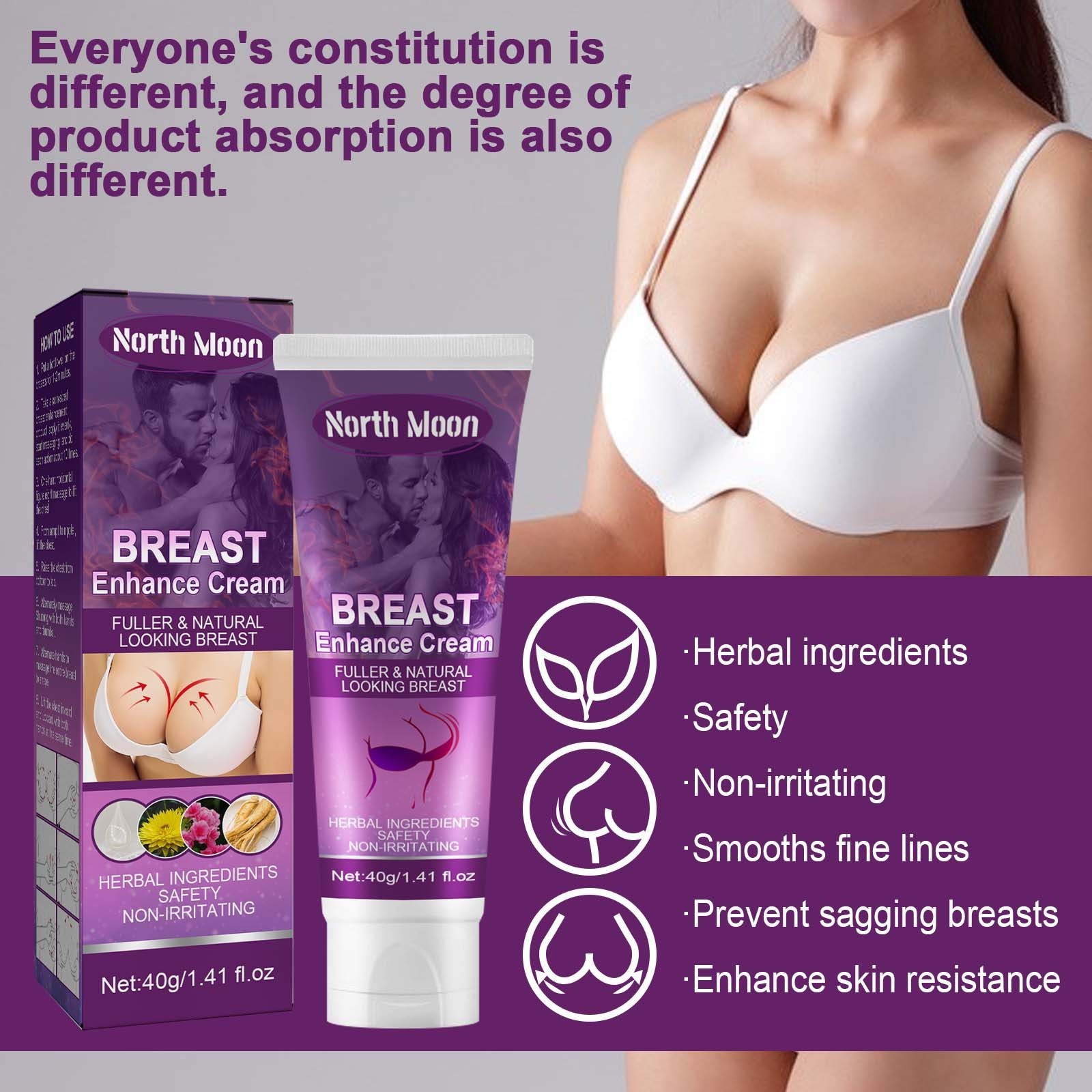 Private Label Breast Lift Fitness Cream for Women Whitening Creams Breast Enhancers Butt Enhancement Cream