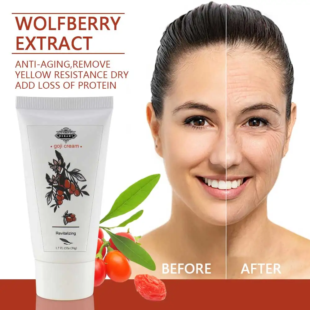 Private Label Skincare Anti Age Revitalizing Whitening Goji Cream