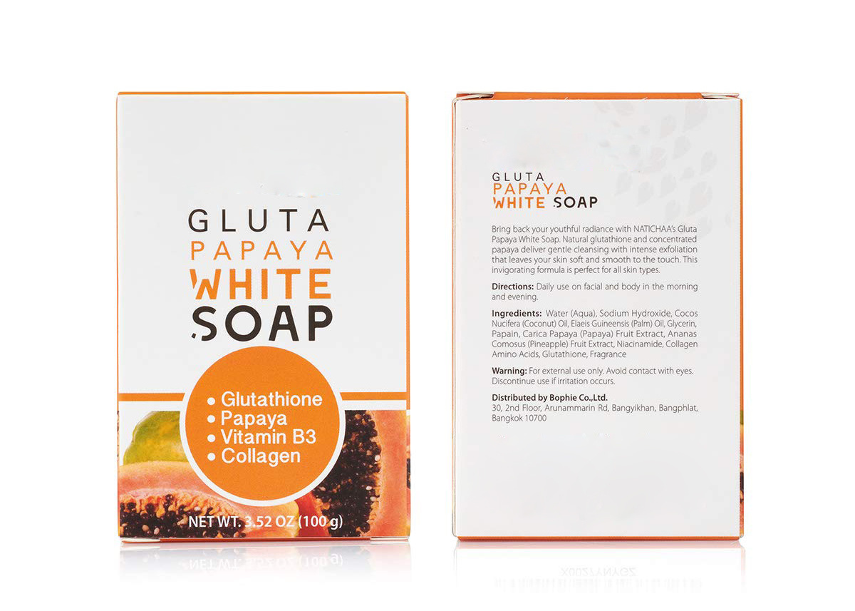 Natural Papaya Kojic Acid Whitening Soap