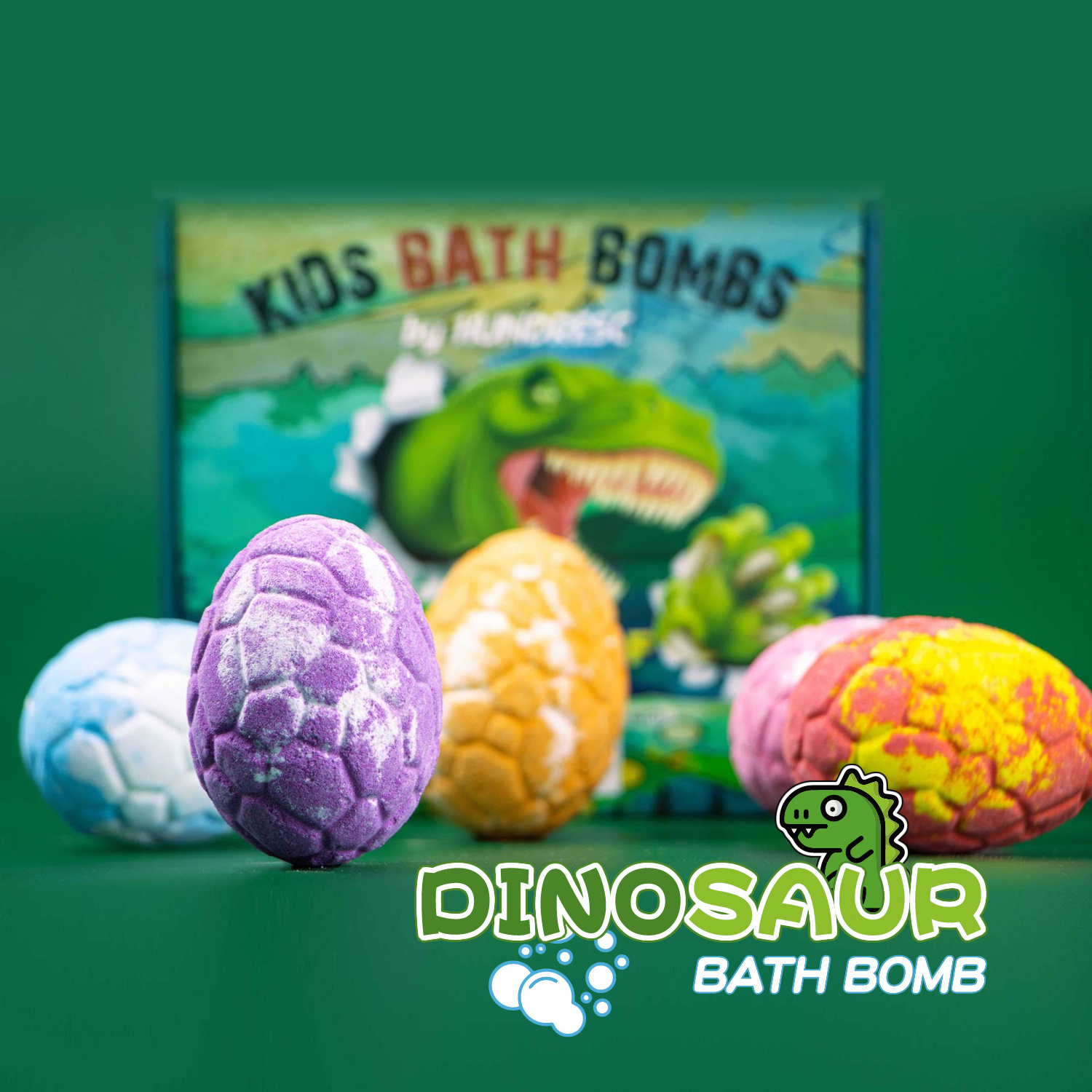 Private Label  Wholesale Natural Dinosaur Egg Bath Bomb With Toys Inside,Natural Bubble Bath Kids