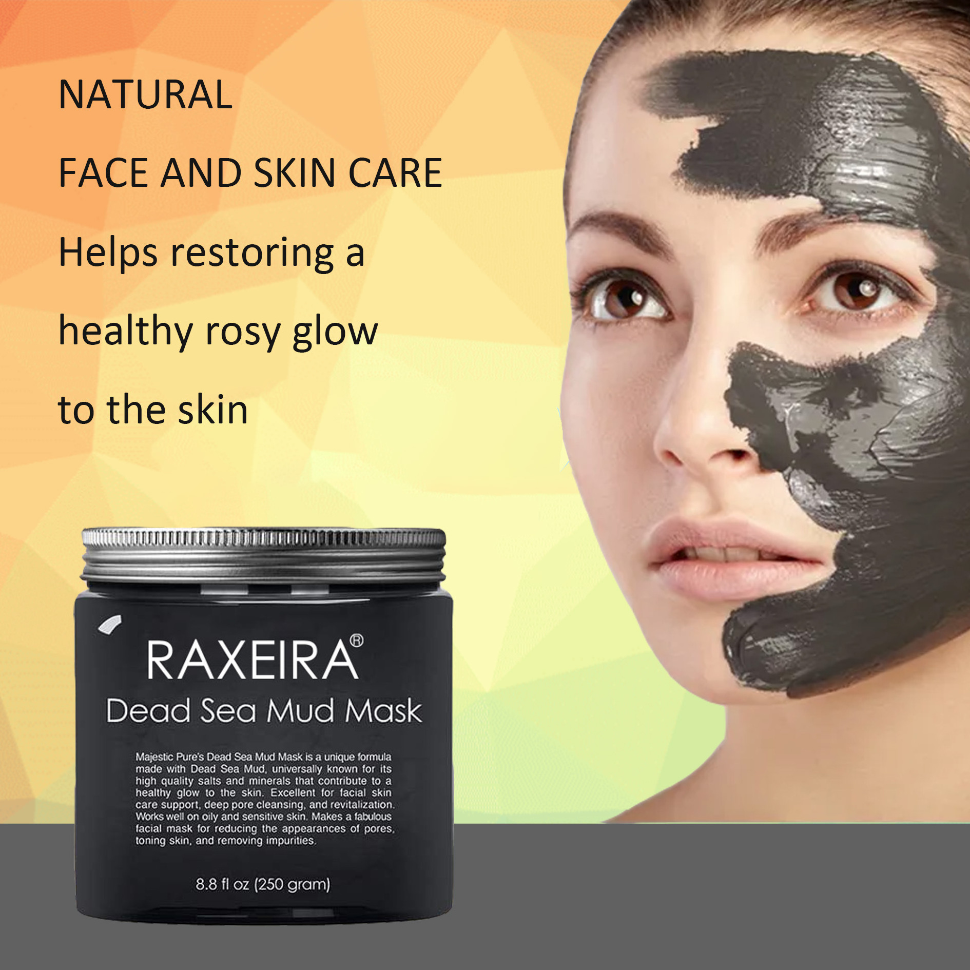 Hot sell Dead Sea Mud Product Nourishing Deep Pore Cleansing Anti Wrinkle Skin Care Facial Mud