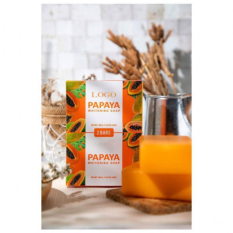 Best Korean Cosmetics Natural Papaya Whitening Soap