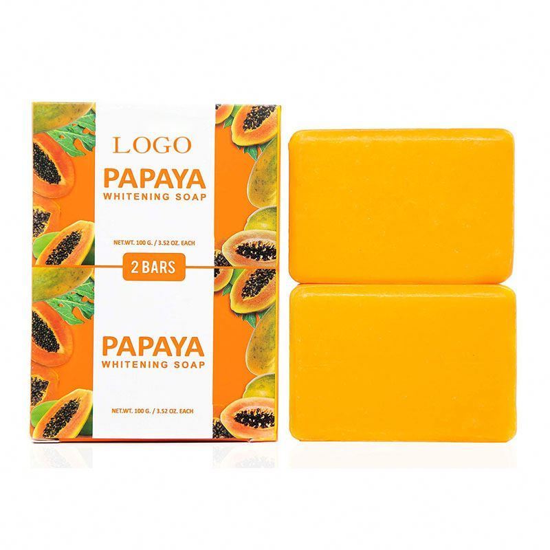 Best Korean Cosmetics Natural Papaya Whitening Soap