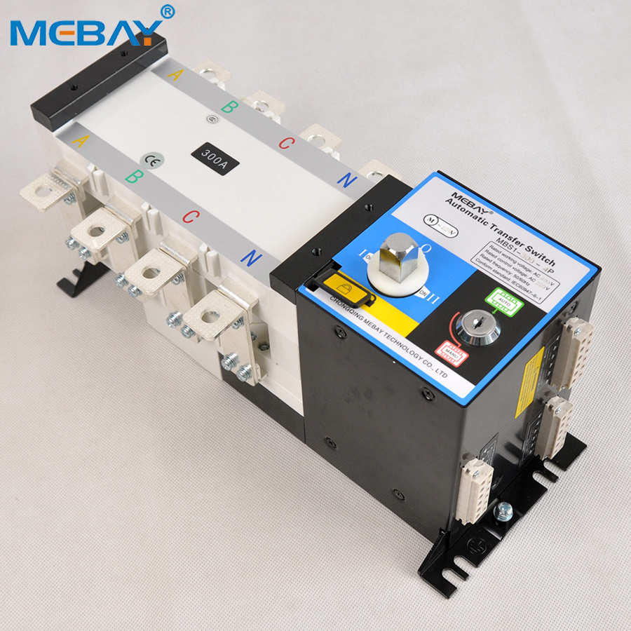 Mebay Generator Transfer Switch ATS 250A AC 400V Automatic Transfer Switch