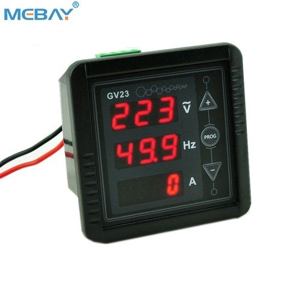 Mebay Panel Meter GV23 MKII AC Digital Frequency Amp Voltage Generator Meter