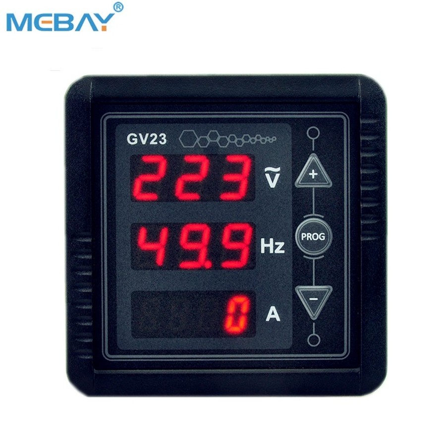 Mebay Panel Meter GV23 MKII AC Digital Frequency Amp Voltage Generator Meter