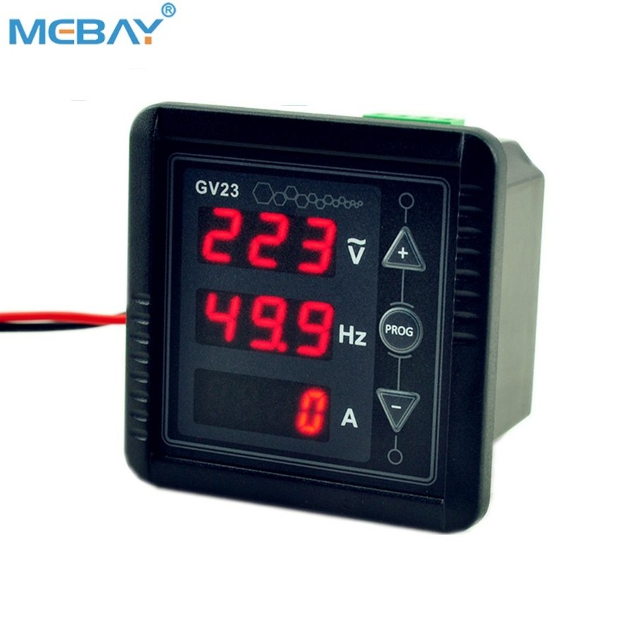 Mebay Panel Meter GV23 MKII AC Digital Frequency Amp Voltage Generator Meter