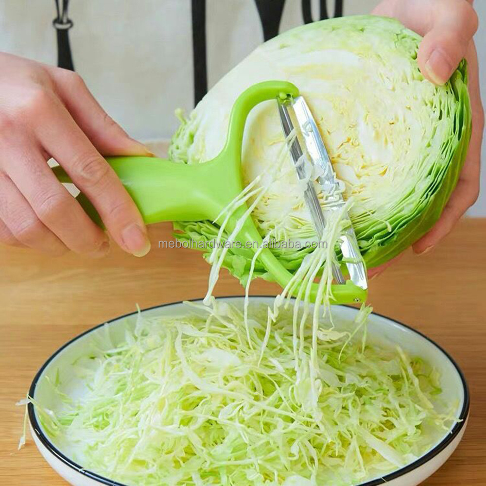 Competitive Wide blade Fruit & Vegetable Peeler,Hand Cabbage Grater , vegetable slicer Plastic handle peeler