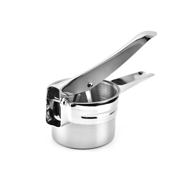 Smart home gadgets Stainless Steel Potato Ricer Masher Potato Press with 3 Different Hole Sizes Meshes Fruit Vegetable Juicer