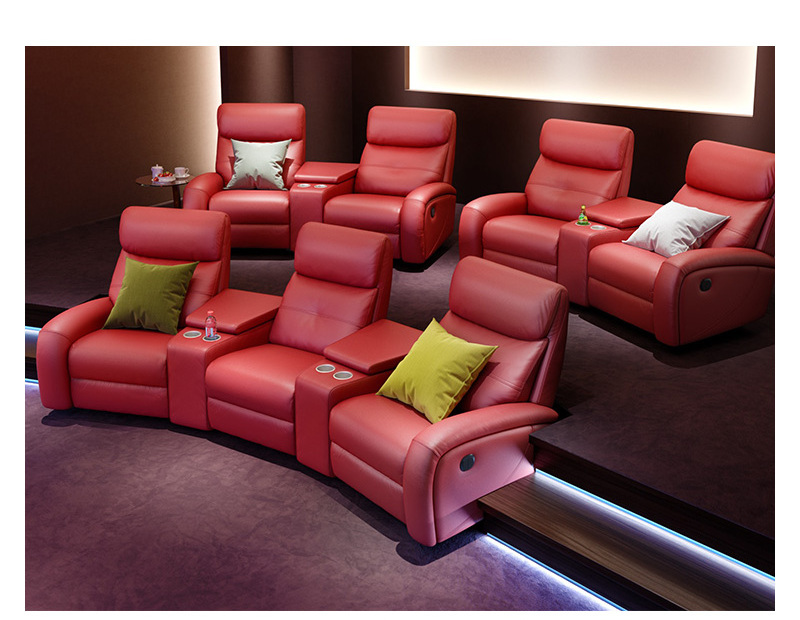 ODM/OEM customized hot sale commercial used electric recliner motion home cinema seat theater furniture sofa chairs for VIP room