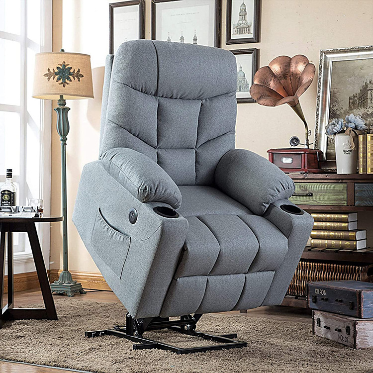 Living Room over Power Adjustable Riser Assist Leisure Armchair Modern Relax Fabric Lift Chair  for The elderly