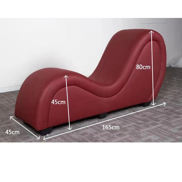 Hot selling PU /Faux Leather Romantic Comfortable Design Vibrating Sex Position Tantra Chair with Pillows for Making Love