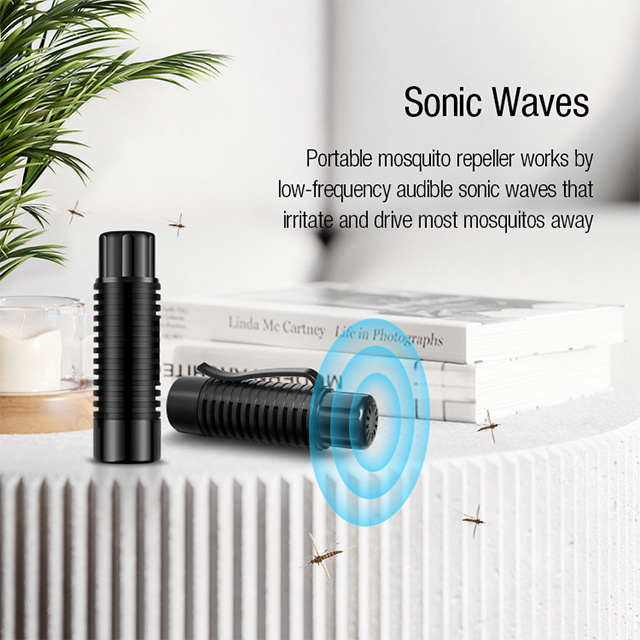 Factory Made Portable Ultrasonic Mini Mosquito Repeller repel mosquitoes