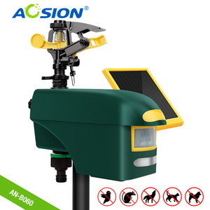 Aosion Scarecrow Motion Activated Sprinkler machine animal repeller