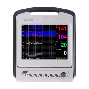 Hospital Device Portable Fetal Monitoring System 12.1Inch Cardiotocography TOCO Fetal Heart Rate Fetal Monitor