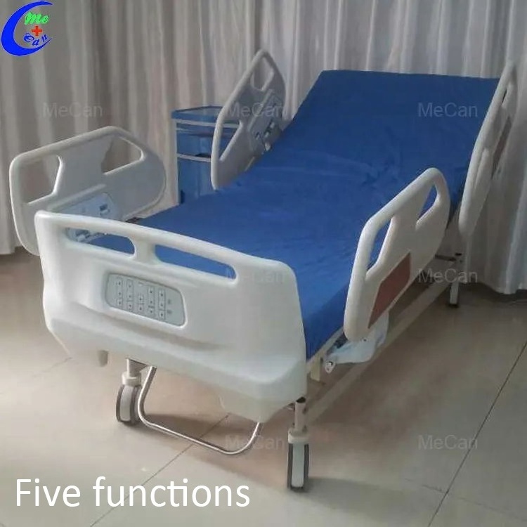 5 Function Camas De Hospital Medical Equipment 3 Crank Manual Multi-Function ICU Patient Electric Hospital Bed