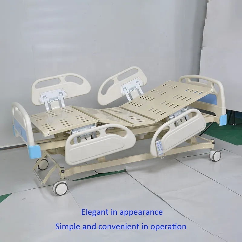 5 Function Camas De Hospital Medical Equipment 3 Crank Manual Multi-Function ICU Patient Electric Hospital Bed