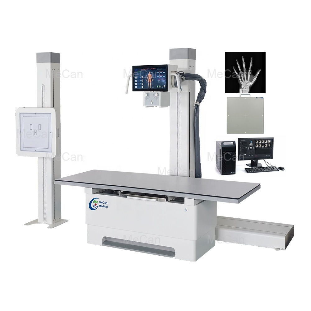 32KW 50KW Profesional 500MA Chest DR X Ray Prices Medical Radiology Diagnostic Digital Xray Equipment RX Digital X-ray Machine