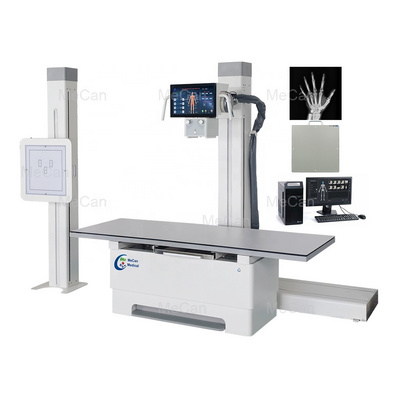 32KW 50KW Profesional 500MA Chest DR X Ray Prices Medical Radiology Diagnostic Digital Xray Equipment RX Digital X-ray Machine