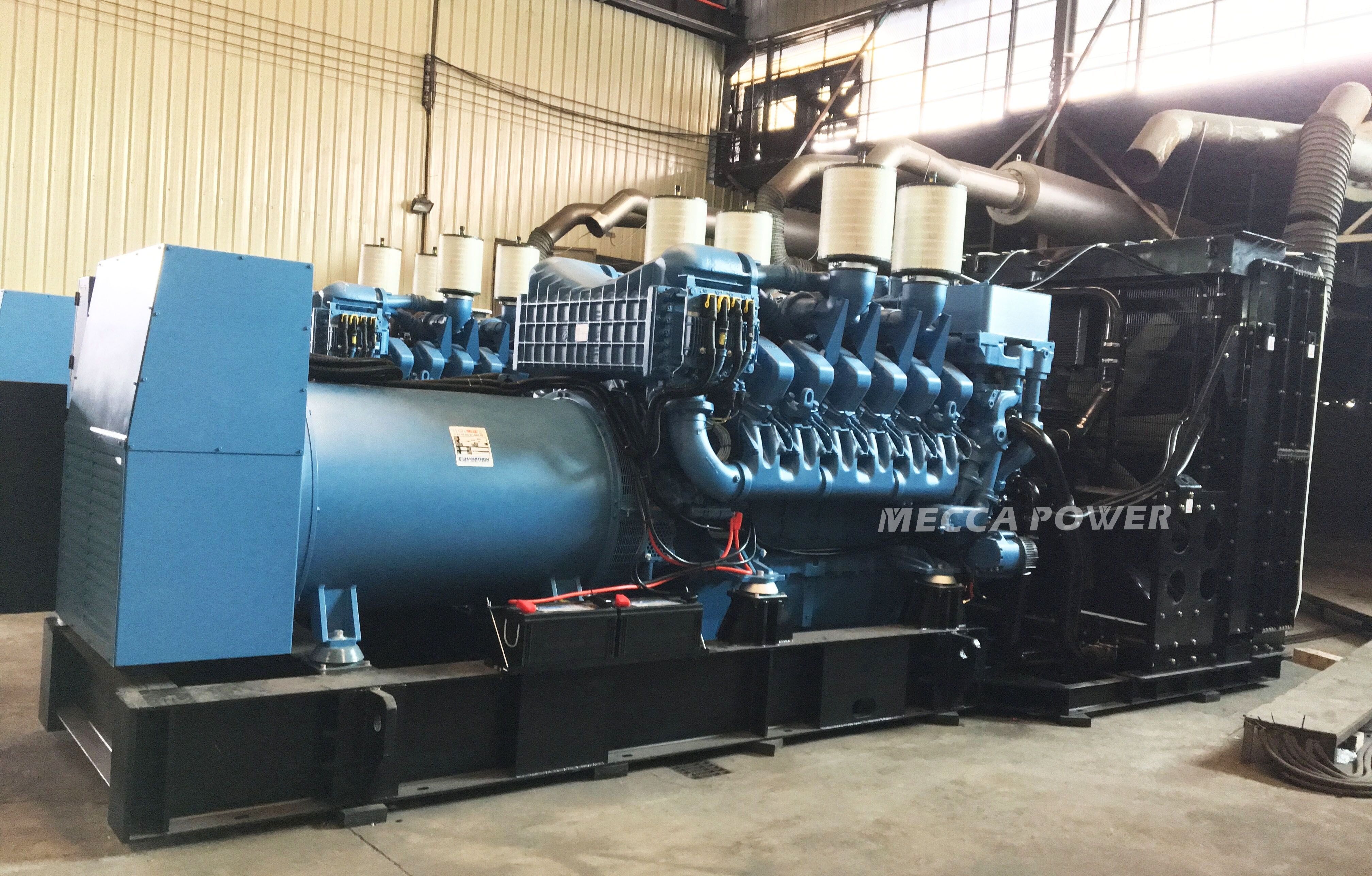 2000KVA Best Emergency Power Generator Electronic MTU Diesel Genset Manufacturer