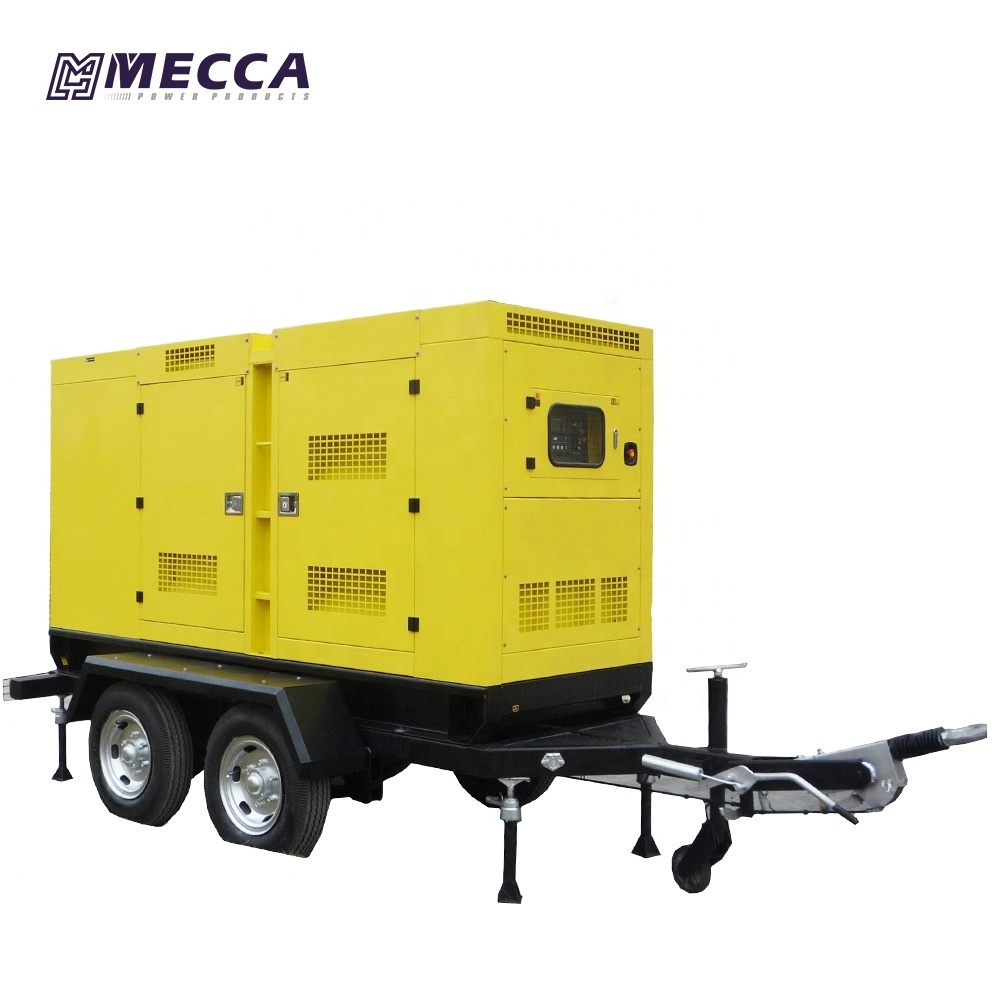 200KVA 225KVA Trailer Mounted Silent Doosan Daewoo Diesel Power Generator for Mining