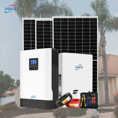 MECC Complete Home 3kw 5kw 6kw 8kw Solar Panel Energy Storage Systems Off-grid Complete Solar Power System