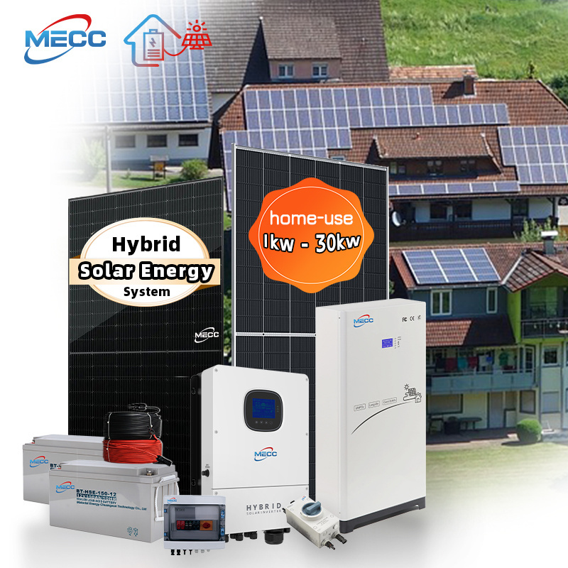 2024 Hot Sell Complete Set Solar Energy power storage System 3KW 5KW 8KW 10KW hybrid solar panel electric power generation kit