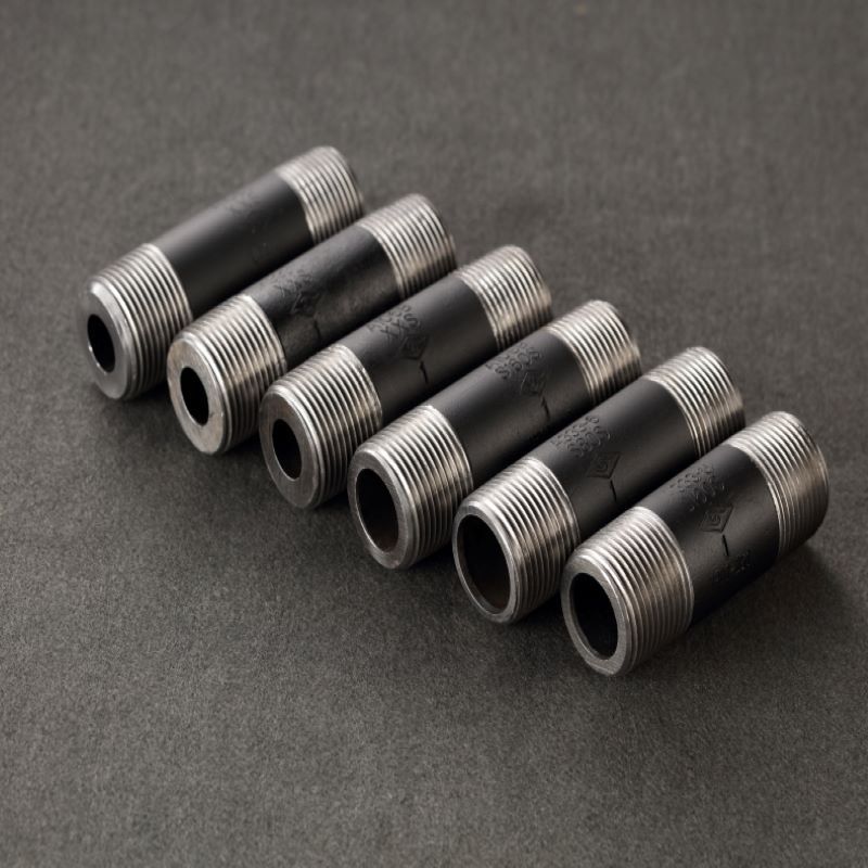 Steel NPT/BSPT Male Thread Round Connectors 3