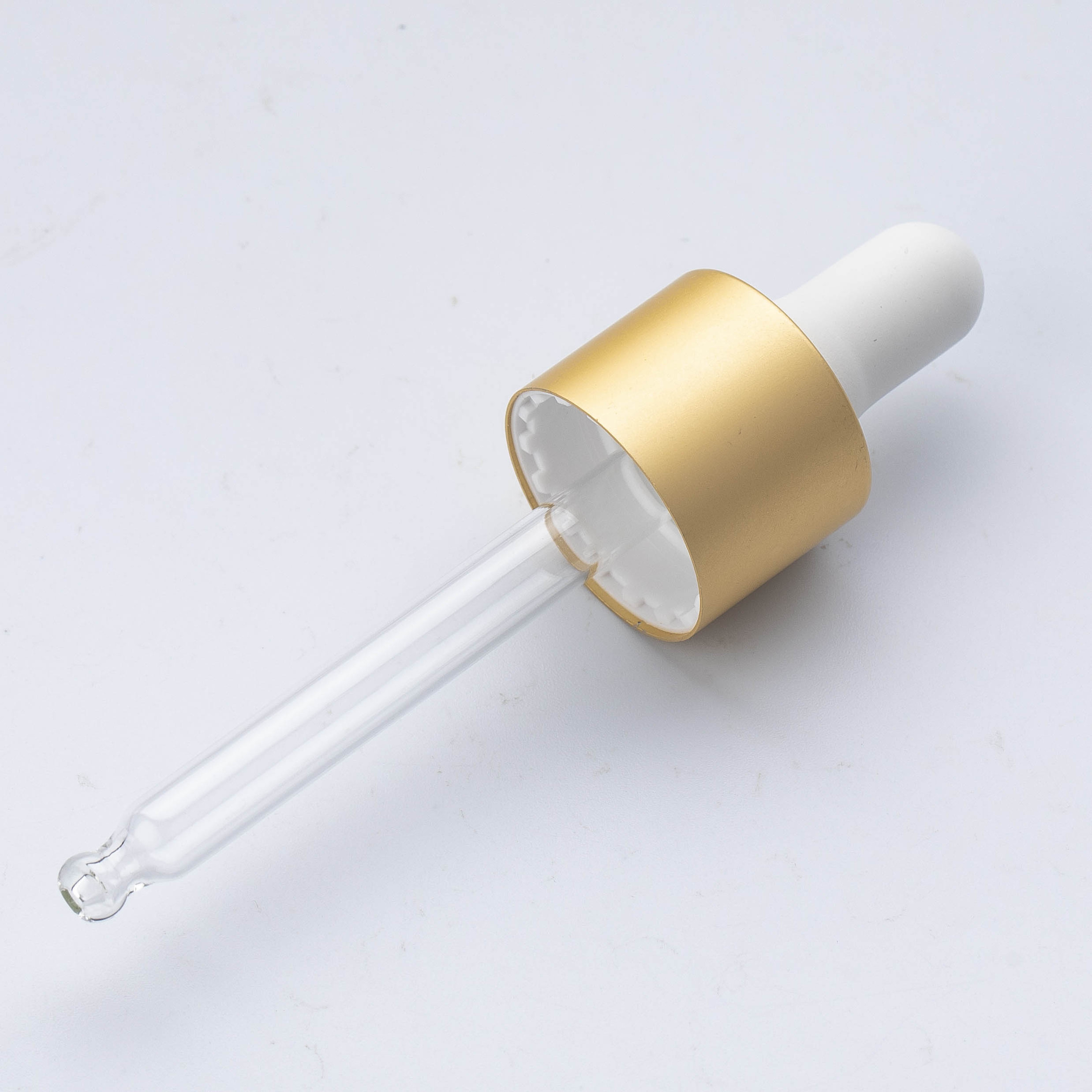 matte gold collar 30ml amber glass dropper bottle with rubber teat customized pipette for perfume drop