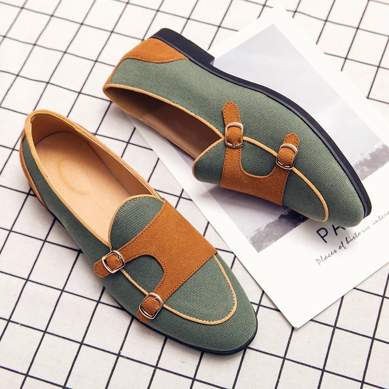 Suede Leather Size 38-47/6.5-13 Summer Comfortable Casual Mocassins Leisure Fashion Half Loafer Shoes For Men