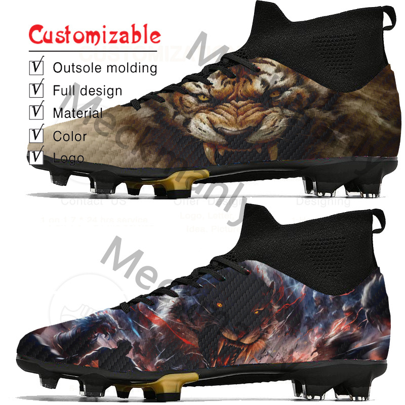 Wholesale Football Shoes for man High TOP Quality Football Athletic shoes Soccer Shoes Breathable Football Boots man