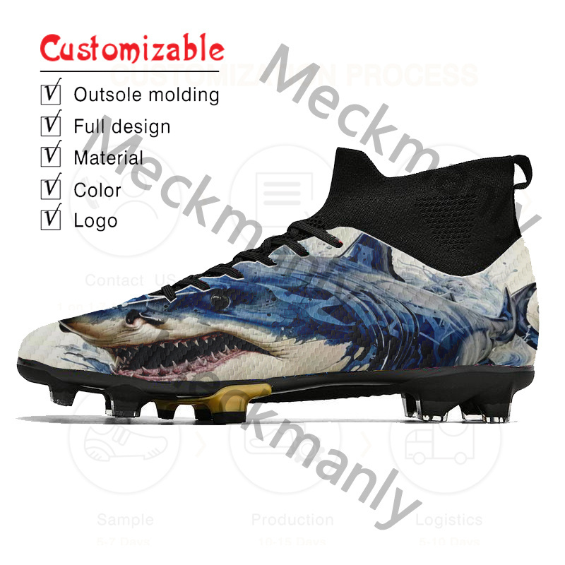 Wholesale Football Shoes for man High TOP Quality Football Athletic shoes Soccer Shoes Breathable Football Boots man