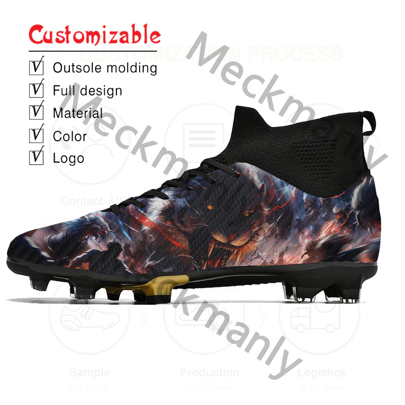 Wholesale Football Shoes for man High TOP Quality Football Athletic shoes Soccer Shoes Breathable Football Boots man