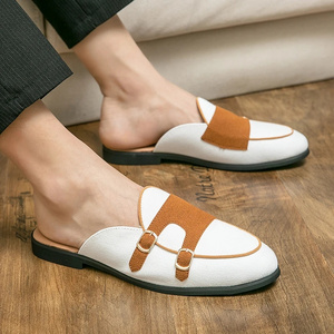 Suede Leather Size 38-47/6.5-13 Summer Comfortable Casual Mocassins Leisure Fashion Half Loafer Shoes For Men