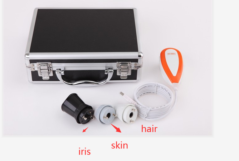 MC-A02 skin/hair/Iris analyzer with complete report 5.0MP high resolution 3 in 1