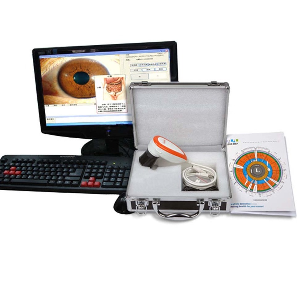 MC-A02 skin/hair/Iris analyzer with complete report 5.0MP high resolution 3 in 1