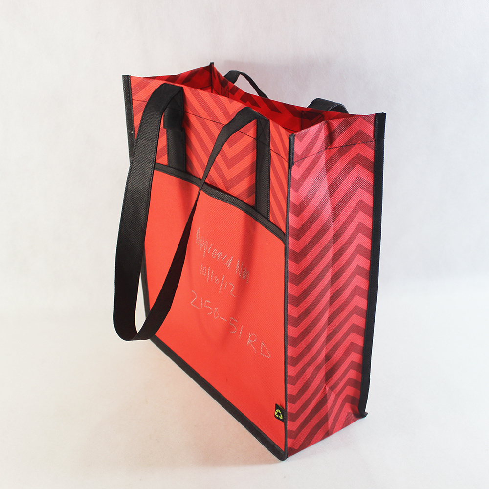 Promotional pp non woven bag recyclable carry bag non woven fabric shopping bagCustoms DataHot sale products