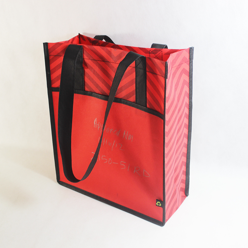 Promotional pp non woven bag recyclable carry bag non woven fabric shopping bagCustoms DataHot sale products