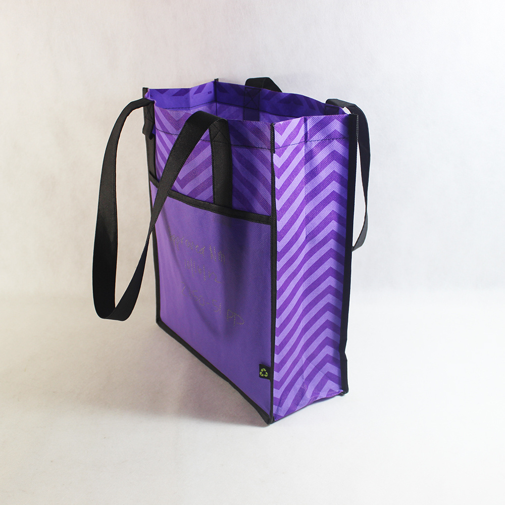 Promotional pp non woven bag recyclable carry bag non woven fabric shopping bagCustoms DataHot sale products