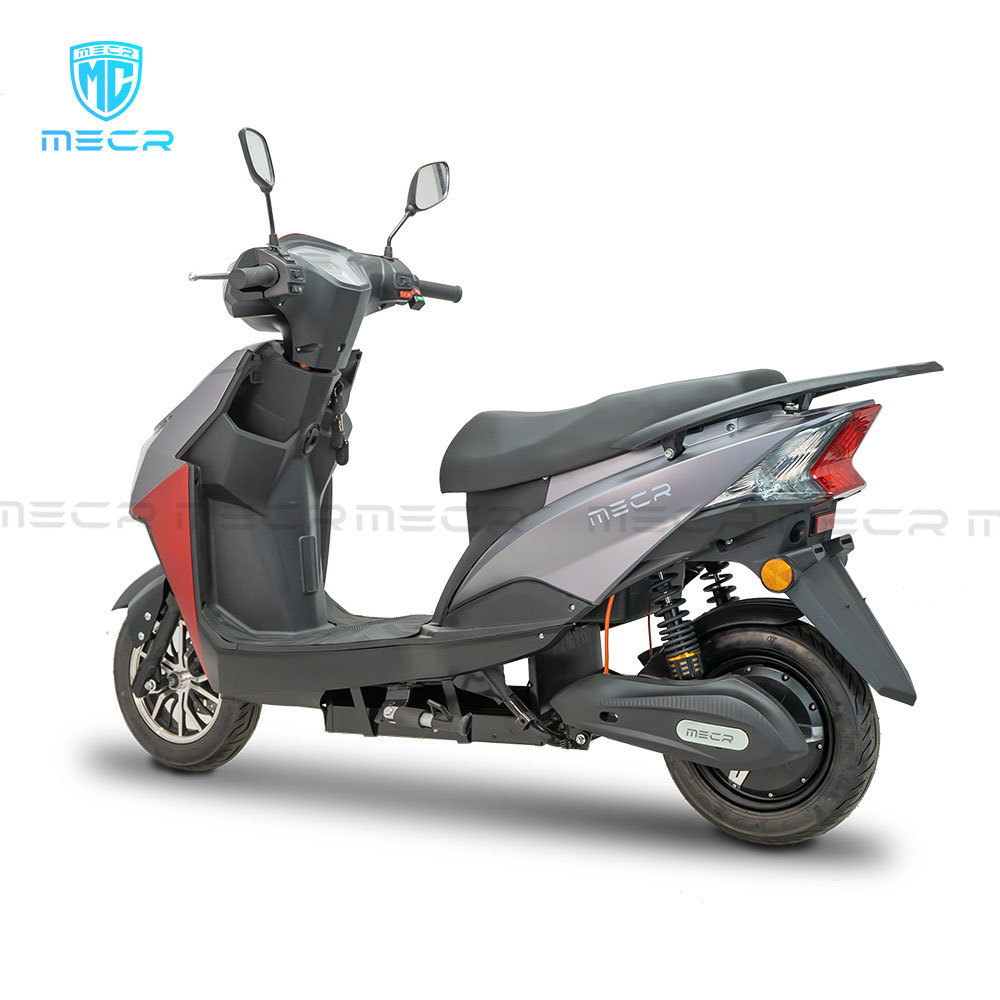 MECR 1200w motorcycle electric scooter with Double 60V removable Lithium battery delivery takeaway electric motorcycle for lady