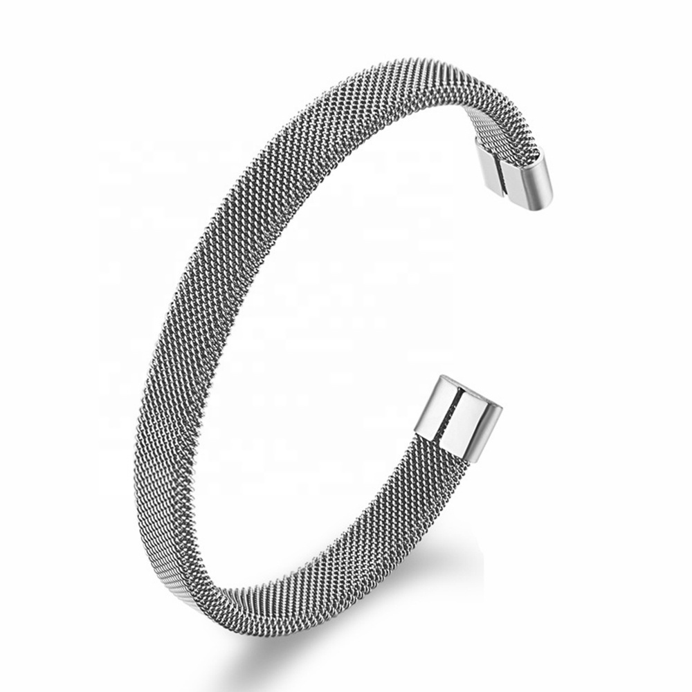 MECYLIFE Stainless Steel Mesh Bracelet Fashion Pulsera Joyeria De Moda Fashion Jewelry