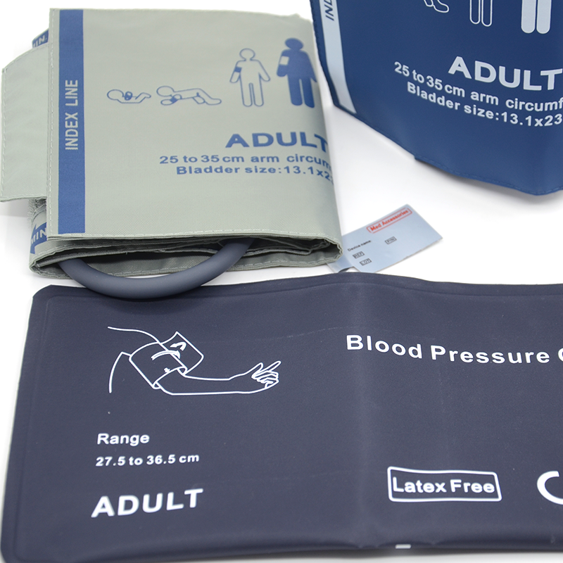 Free Sample High Quality Double tube Compatible 25-35cm cuff Reusable Blood Pressure NIBP Cuff