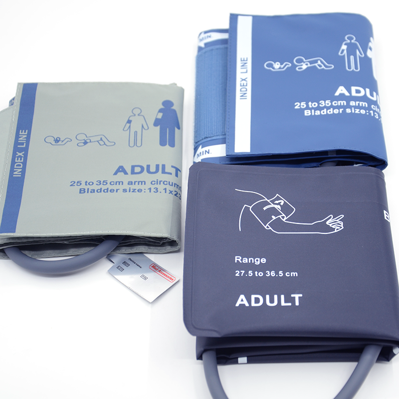 Free Sample High Quality Double tube Compatible 25-35cm cuff Reusable Blood Pressure NIBP Cuff