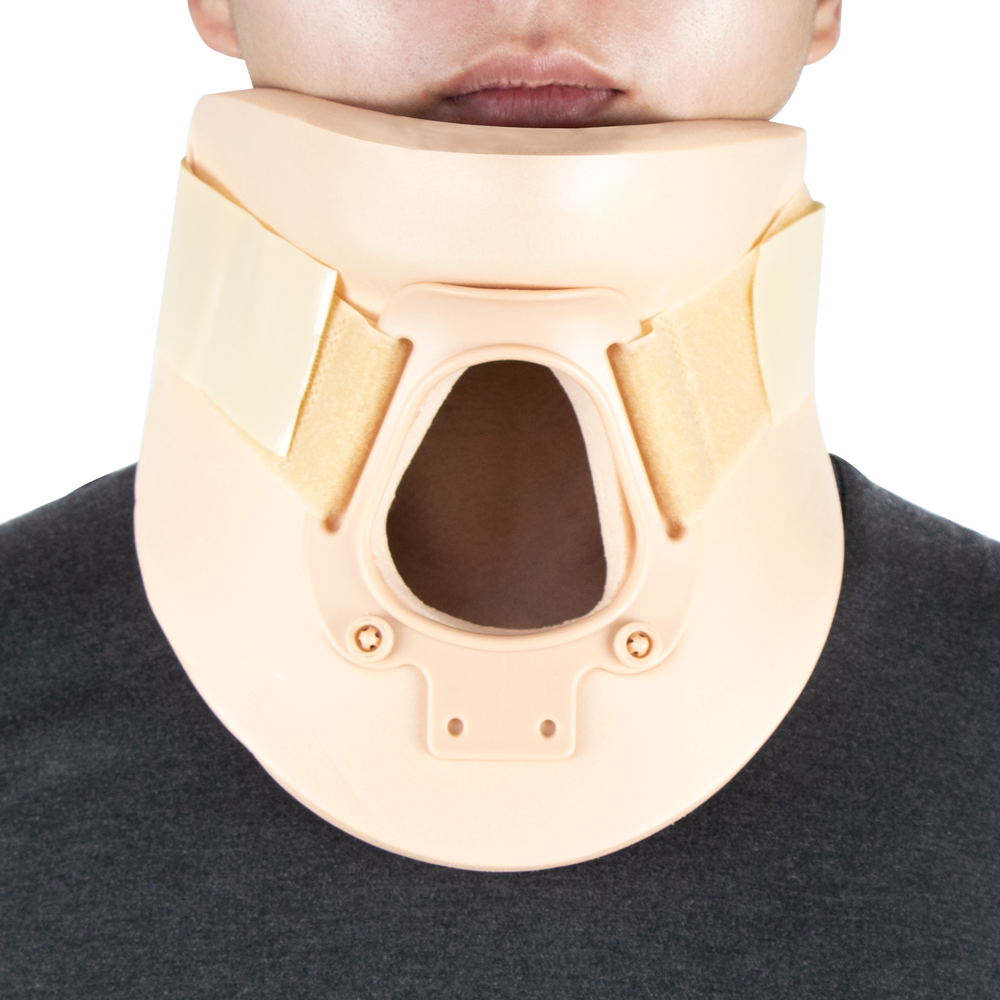 Wholesale portable adjustable enhanced support medical splinting cervical collar brace