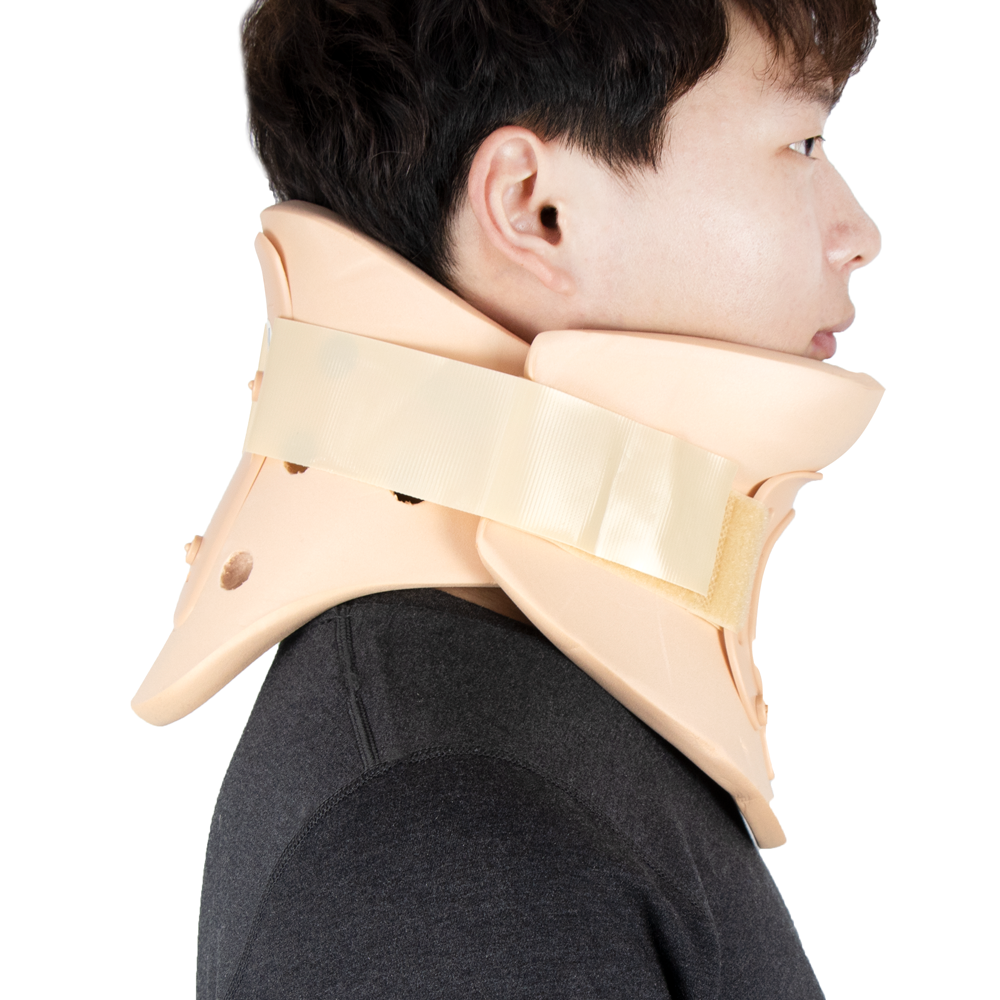 new portable adjustable enhanced support medical rigid splint ceevical collar brace