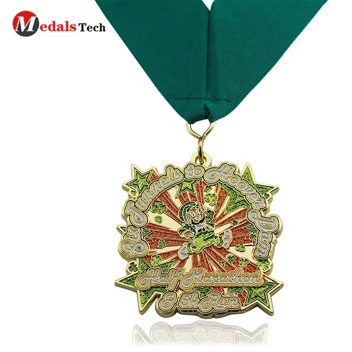 Gold plated customized metal cheap beijing medal for sports