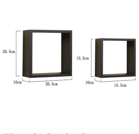 Factory Sale All Designs Square Cube Wall Shelf