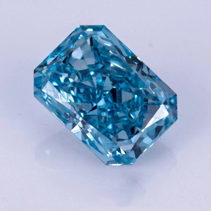 MEDBOO Fine Jewelry CVD Loose Diamond IGI Certification 1.13CT VS2 Lab Grown Blue Diamond Fancy Intense Greenish Blue Diamond